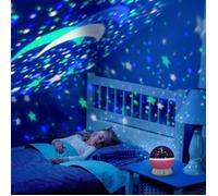 Veilleuse Bébé Etoile Projection Lumière Enfant Lampe Chevet LED - Rose - Pour Cadeau Bébé Anni w545