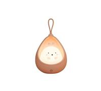 Veilleuse Bébé Lapin Mignon FONGWAN avec Contrôle du Capteur et Crochet Rechargeable pour Enfants - Rose Rose G
