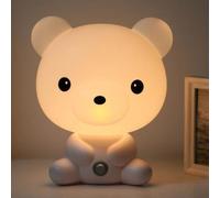 Veilleuse BéBé Portable Lampe de Nuit Chevet Table Lumière BéBé Chambre Ours Lampe