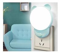 Veilleuse Bébé Prise Électrique avec Interrupteur, Lot de 2 LED Lampe de Chevet Enfant, 1,5W, Prise Européen.