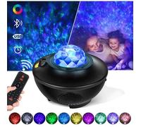 Veilleuse bébé Projecteur d'étoiles laser LED 3-en-1 Haut-parleur Bluetooth WIFI