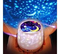 Veilleuse Bébé Projecteur Etoiles, Lampe Enfant de Projection LED, Couleurs 35 Modes Décoration Chambre,Enfant Cadeau G