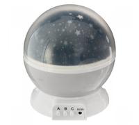 Atmosphera Veilleuse enfant Projecteur rotatif étoile Gris D13 cm