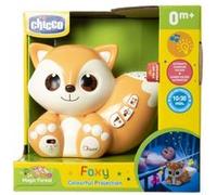 Chicco Projecteur Foxy La Volpe, Projecteur Portable Sympathique avec Mélodies Relaxantes et Projections Colorées, Veilleuse pour Enfants, 0+ Mois