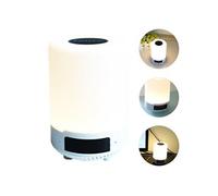 Veilleuse créative lampe de table de chevet à commande tactile portable avec haut-parleur sans fil