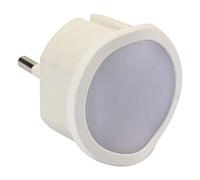 Veilleuse crépusculaire automatique avec LED haute luminosité et fiche 2P 10A - blanc