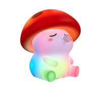 Veilleuse de chevet champignon, lampe à lueur douce rechargeable par USB avec toucher en silicone pour chambre à coucher, bureau, lampe de décoration, toucher en silicone, chambre à coucher, dortoir,