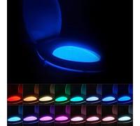 Veilleuse de toilettes 16 couleurs, détecteur de mouvement pour salle de bains, idée cadeau d’anniversaire unique et humoristique pour papa, adolescent, garçon, enfants, hommes, femmes, gadget amusant