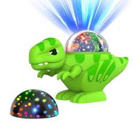 Veilleuse dinosaure projecteur 8 modes et décoration rotative à 360 degrés | Lampe projecteur dinosaure d'intérieur pour voiture, dortoir, temps de sommeil, détente et accompagnement parent-enfant, vert