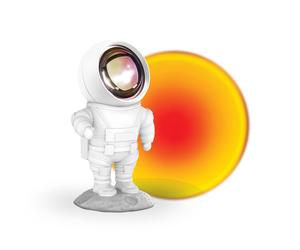 Veilleuse Effet Arc-en-ciel Astrolight - Lampe Led Nomade À Rotation 180° - Mob Rouge TU