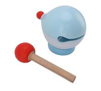 Veilleuse en Forme de Poisson en Bois, Lampe de Chevet en Bois de Hêtre avec Maillet, Lumière Chaude à intensité Variable sur 3 Niveaux, Lampe de Nuit Rechargeable par USB C pour Chambre