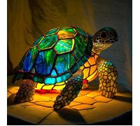 veilleuse en forme de tortue -Lampe de table rétro en résine -manuel3Dlampe -lumière chaude
