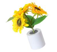 Veilleuse en forme de tournesol avec 2 modes d'éclairage, texture de lumière de chambre à coucher, parfaite pour la chambre d'enfant ou la décoration de la maison