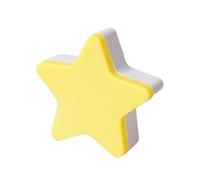 Veilleuse En Forme D'étoile Lampe à Douille En Plastique ABS Applique Murale Enfichable Avec Capteur De Lumière Cadeau Pour Enfants (Jaune)