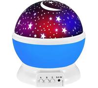 Veilleuse Enfant Etoile Projection Rotation a 360 Lampe Projecteur Lumière Plafond Led Veilleuse Bebe 10 Modes de couleur Cad382