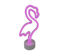 Veilleuse enfant flamant rose néon LED 1,03 W - lampe de table Zuma Line