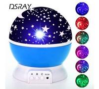 Veilleuse enfant LED projecteur étoile lune galaxie Bleu Bleu G