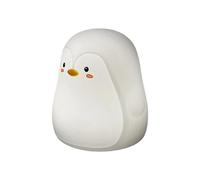 Veilleuse enfant pingouin silicone blanc LED RGB Rabalux