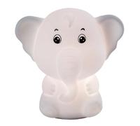 Veilleuse enfant portable éléphant blanc LED RGB 0,05 W Lightimals Rabalux