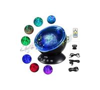 Veilleuse Enfant Projecteur LED Lampe Lumière bébé 45°Rotation 7 Modes d'éclairage