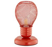 Veilleuse enfant rouge ampoule métal E14 10W PIKOLO-Alfa