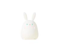 Veilleuse Enfant Silicone Lapin FONGWAN avec Fonction Minuterie, Commande Tactile - Blanc