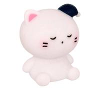 Veilleuse Enfant Souple Chat 11cm Blanc