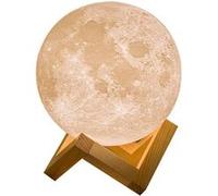 Veilleuse Enfants Wabecil Lampes de Chevet Lunaires 2 Couleurs,Diamètre 8cm-Blanc Blanc G