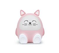 Veilleuse et Enceinte sans fil Bluetooth BigBen Chat 15 W Rose