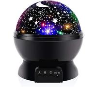 Veilleuse Etoile Projection - Lampe Projecteur Ciel & Etoile pour Enfant 360°Rotation -Lampe de Chevet pour garçon ou fille