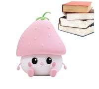 Veilleuse Fraise - Lampe Intelligente À Intensité Variable | Lampe Tactile Mignonne Veilleuse En Silicone Portable Rechargeable Pour Chambre D'enfant, Veilleuse À Fraises, Veilleuse À Intensité Variab