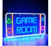 Veilleuse - Game Room - Neon LED - 40x20cm - Luminosité réglable - Décoration murale Gaming