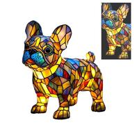 Veilleuse Lampe de Table LED en Forme Bouledogue Français - Veilleuse Design pour Amoureux des Chiens-pour Maison & Bureau, Bulldog