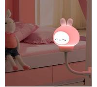 Veilleuse - Lapin - LED - Rose - USB - Enfant