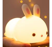Veilleuse Lapin Mignon Pour Enfants, Cadeau D'anniversaire Pour Bébé, Maman, Femme, Adolescente, Chambre D'enfant
