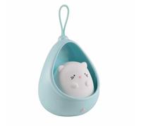 Veilleuse LED 0,5W chaude chat bleue PIR sans fil Polux