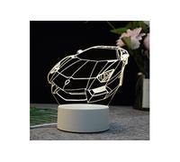 Veilleuse LED 3D Voiture de sport Lamborghini DY-71 G
