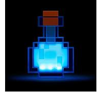Veilleuse LED 8 couleurs, lampe de bureau LED à changement de couleur en forme de flacon de potion Minecraft, veilleuse de 7 pouces