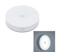Veilleuse LED à détecteur de mouvement rechargeable par USB - Corps humain - Lampe ronde à induction - Magnétique - Adhère partout - Lampe pour enfants - Lampe de chevet - Armoire d'escalier