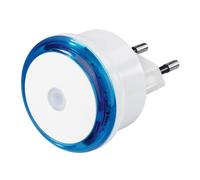 Veilleuse LED "Basic" av. f. mâle, cap. crép., écon. en énergie, bleue