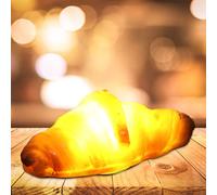 Veilleuse LED, Lampe à Pain à Piles, Lampe Croissant, Veilleuses Décoratives, Lampe de Chevet à Batterie, Veilleuse Mignonne, Lumière en Forme de Pain pour la Décoration et L'éclairage de la(A)