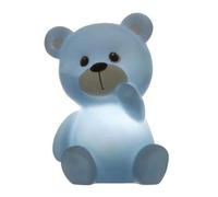 Veilleuse led nomade petit Ourson 13 cm bleu