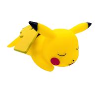 Teknofun Lampe LED Pikachu endormi 25 cm – Veilleuse, 2 modes d'éclairage, Jaune