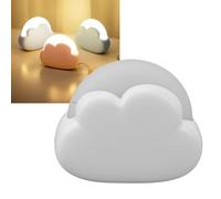 Veilleuse LED Portable, Mini Lampe de Bureau en Nuage Mignon avec 2 Couleurs, Mini Lampe de bébé Rechargeable pour Chambre D'enfant, Dortoir, Lampes de Chevet Amusantes Kawaii