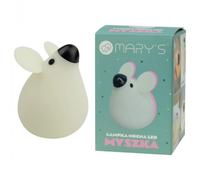 Veilleuse LED souris blanche sans fil dimmable Mary's