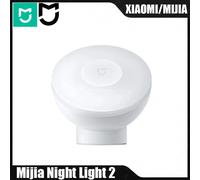 Veilleuse MIJIA 2ème version avec détecteur de mouvement, luminosité réglable, capteur de lumière intelligent, lampe de nuit pour chambre à coucher