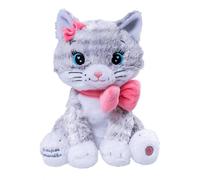 Veilleuse Moustache - Mon Chaton Lumineux Et Musical - 28cm Gris Et Blanc TU