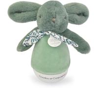 Veilleuse musicale culbuto vert sauge Lapin Doudou (24 cm)