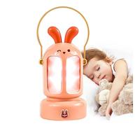 Veilleuse musicale pour chambre d'enfant, veilleuse musicale pour aider à | , lumière électrique pour le sommeil, jolie conception d'oreille de lapin, machine à son, lumière