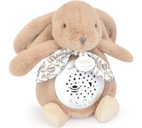 Veilleuse musicale projections d'étoiles beige sable (24 cm)